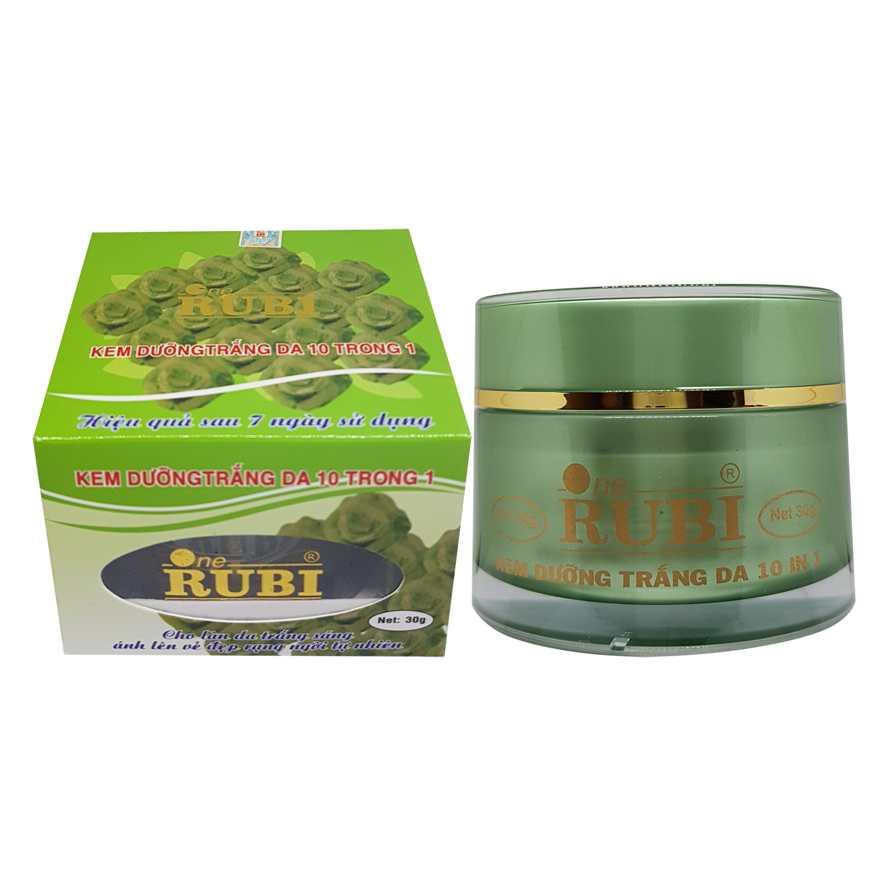Kem dưỡng trắng da 10 trong 1 one rubi 20g - kem rubi dưỡng trắng da 10 tác dụng 20g