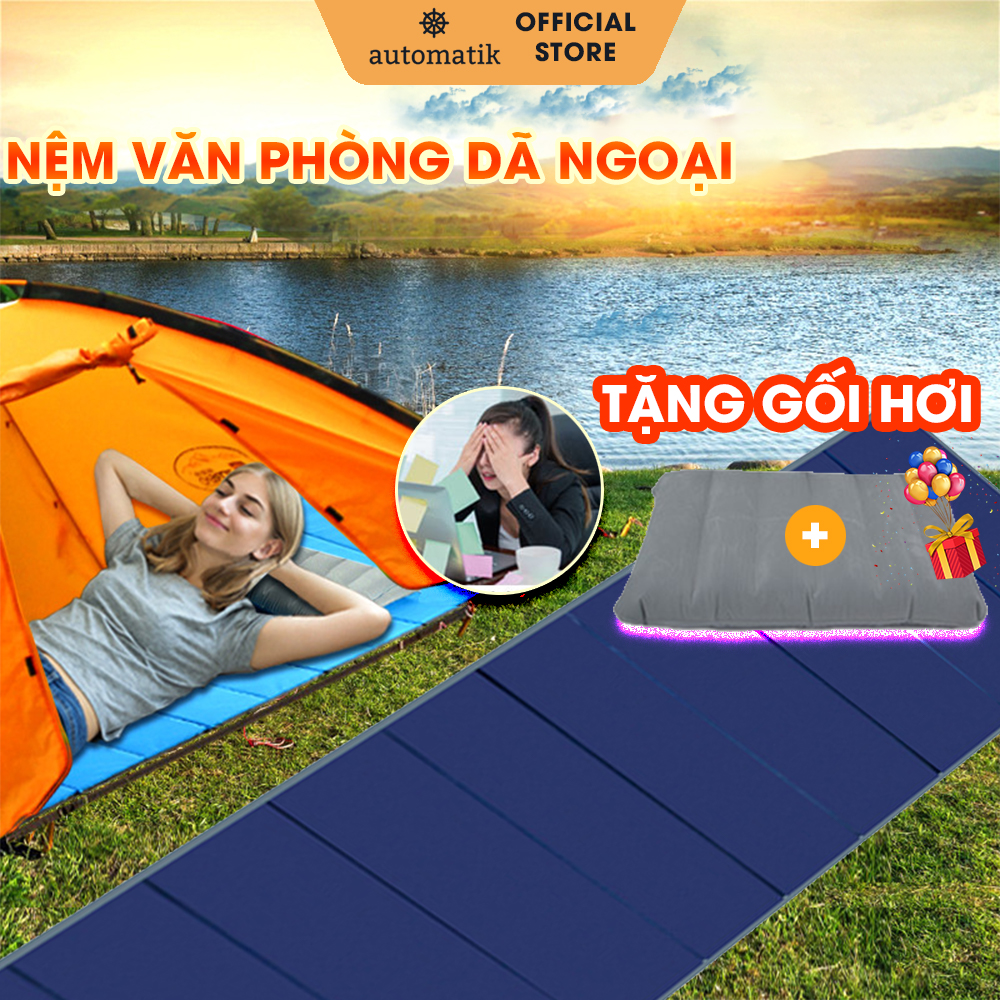 Nệm văn phòng, nệm ngủ văn phòng, nệm gấp gọn, đệm văn phòng, đệm văn phòng gấp gọn, nệm trải sàn, nệm xếp, nệm gấp 1 người, nệm du lịch automatik