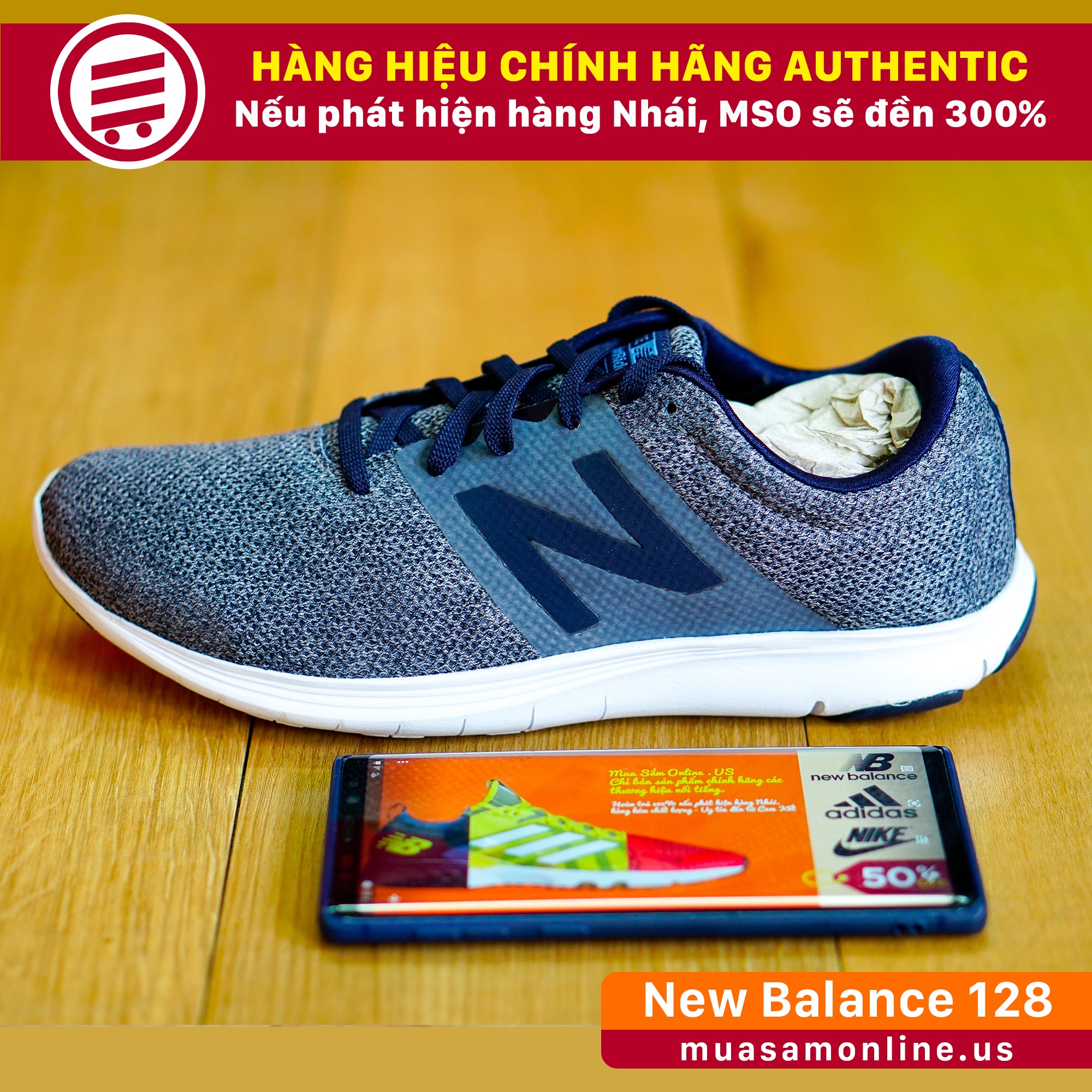 Giày thể thao Nam NEW BALANCE Chính Hãng US - New Balance 128