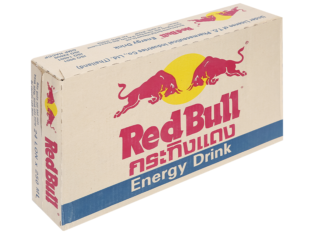 Nước uống tăng lực bò húc redbull nguồn gốc thái lan . date mới, nguồn gốc uy tín-b004