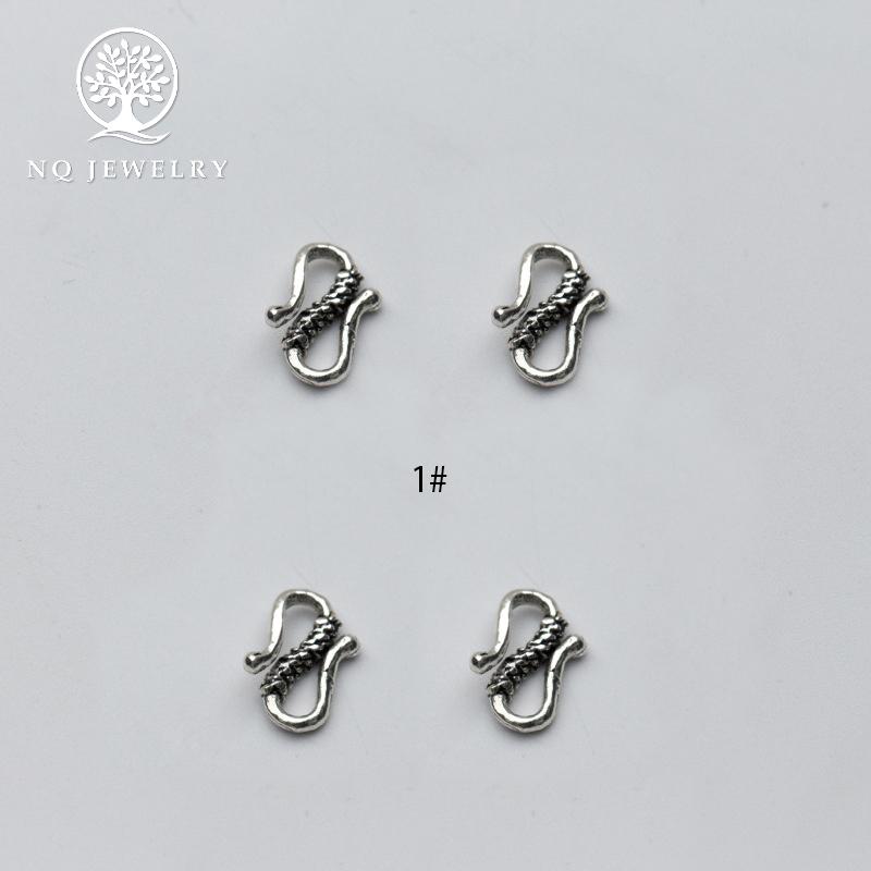 [HCM]Charm bạc móc khóa  chữ S kết vòng tay dây chuỗi #1 - NQ Jewelry