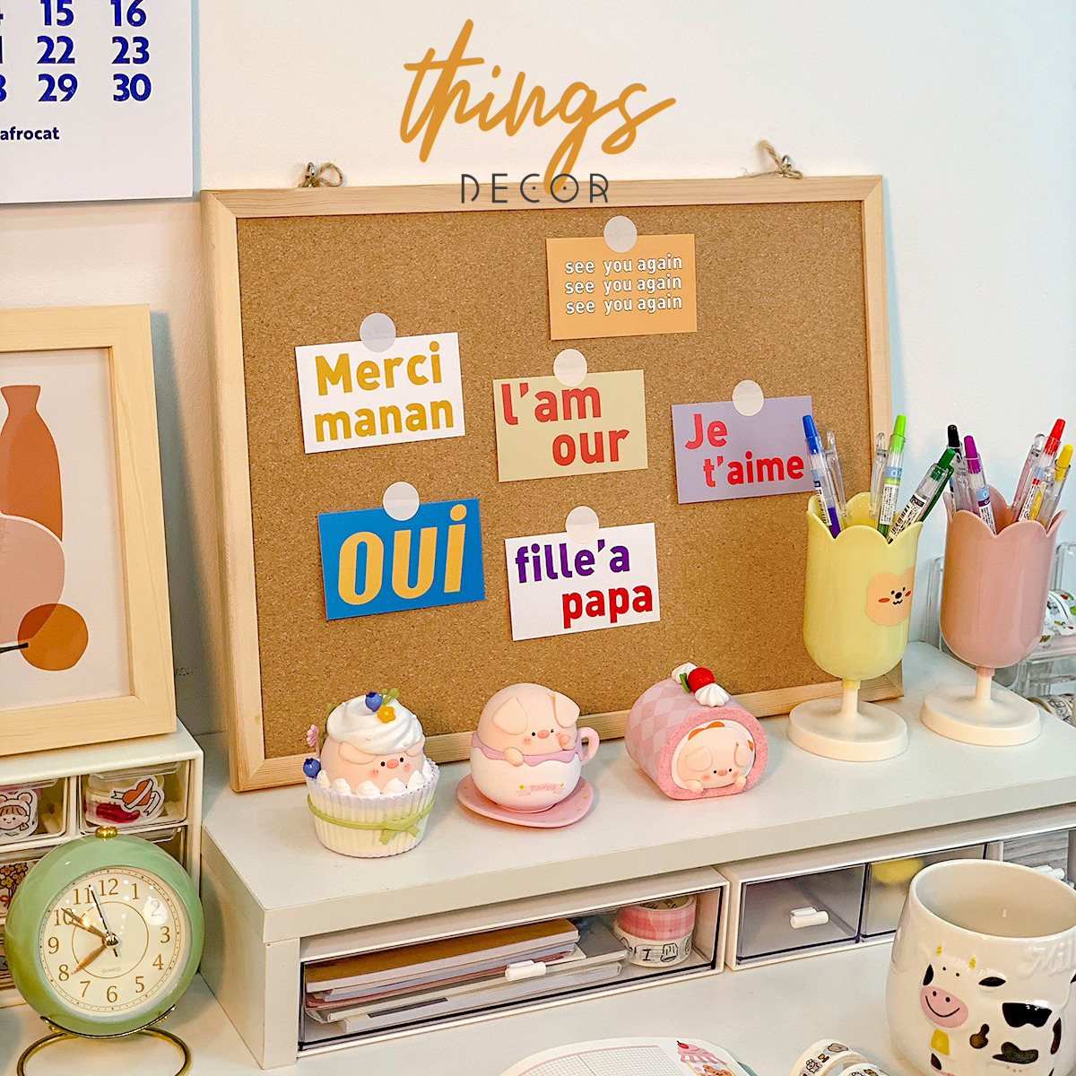 Set postcard ảnh trang trí dán tường bàn học phòng ngủ phụ kiện đồ dùng decor vintage retro aethestic hàn quốc