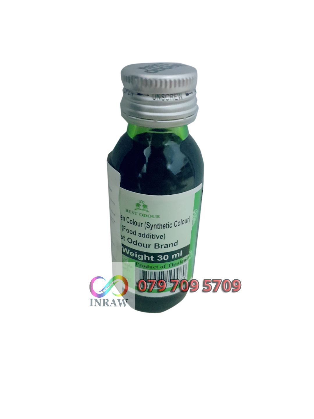 Màu thực phẩm best odour chai 30ml - màu xanh táo