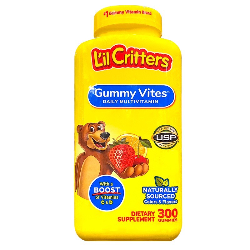 Kẹo dẻo bổ sung Vitamin L il Critters Gummy Vites 300 viên