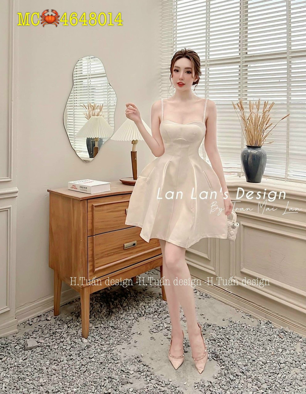 Đầm váy nữ 2 dây siêu xinh thích hợp dạo phố dự tiệc