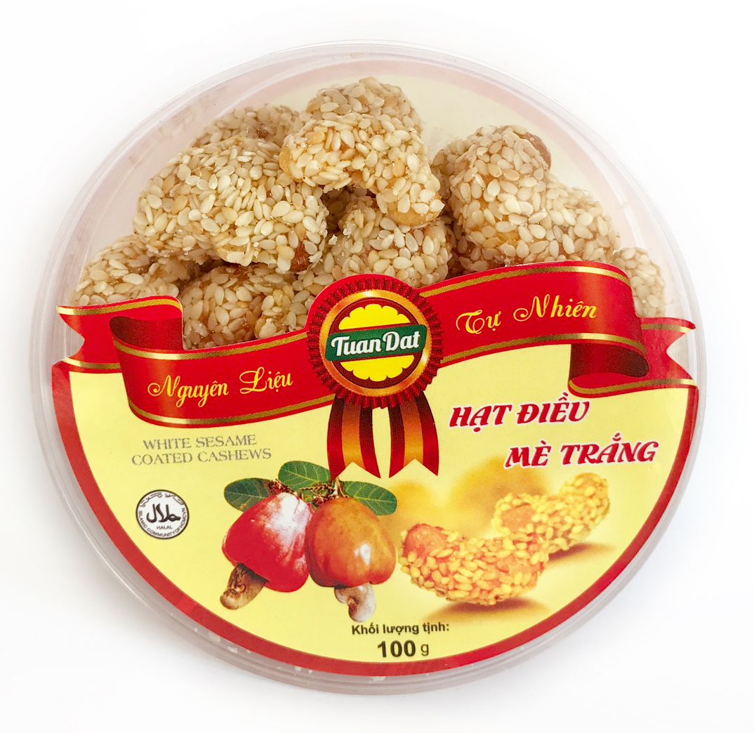 Hạt điều mè trắng 100g