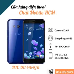 Điện thoại HTC U11 bản 2 sim 4/64GB
