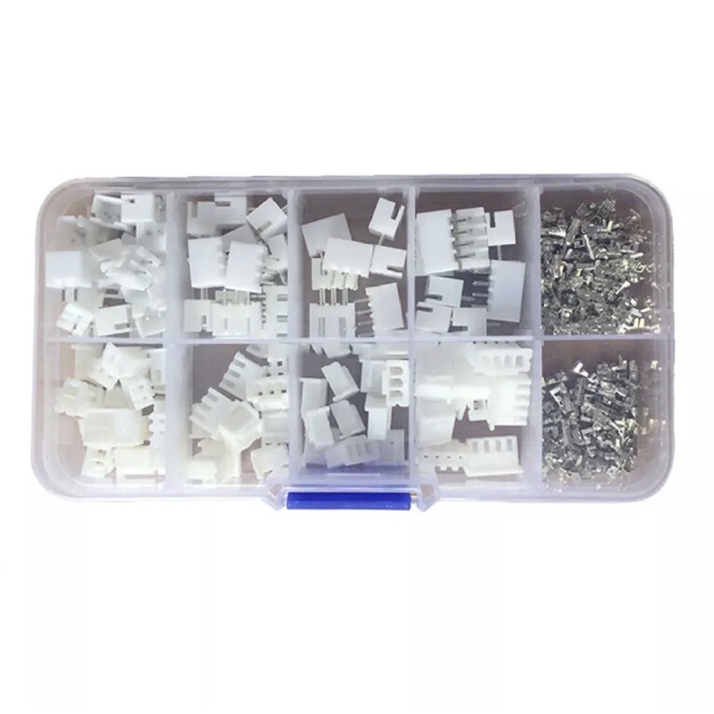 Hộp 250 giắc nối điện,cos nối XH 2.54mm 2pin,3pin,4pin,5pin