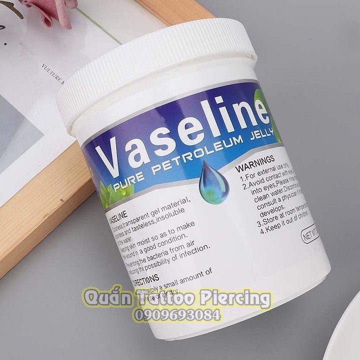 Vaseline 500g xăm hình và phun xăm hàng có sẵn - dụng cụ xăm