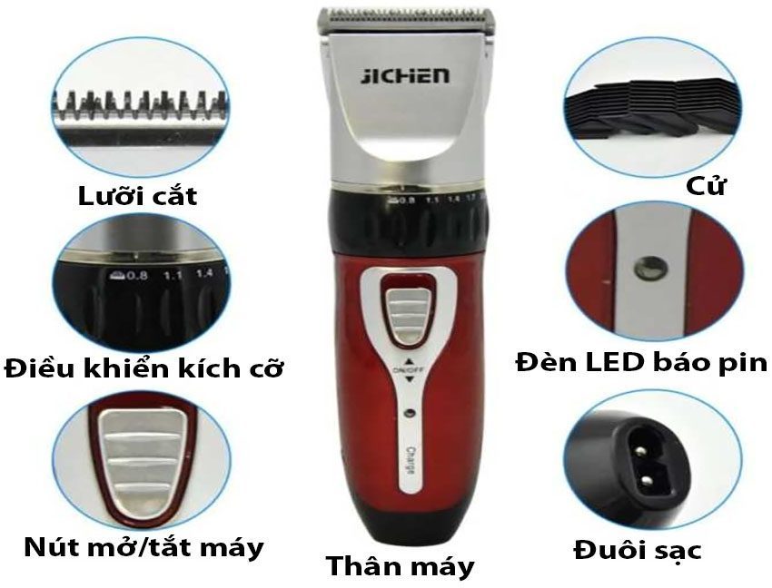Đập hộp tông đơ codos t6, tông đơ cắt tóc t6 hàn quốc máy khỏe lưỡi thép chống gỉ, thiết kế tinh tế, lưỡi cắt sắc.