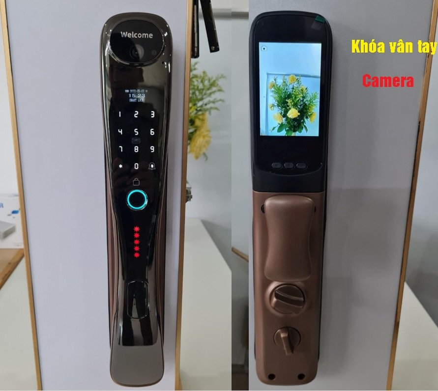 Khoá cửa vân tay cao cấp tích hợp Camera KG-GC7