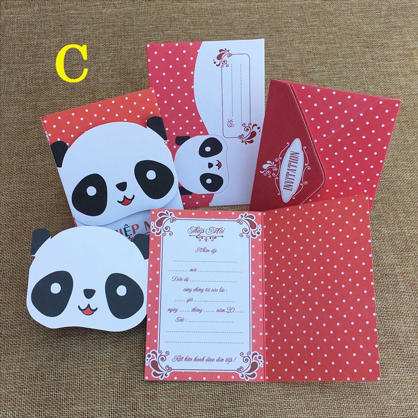 [HCM]| COMBO | 90 Thiệp Sinh Nhật Cho Bé - Hình Động Vật Dễ Thương