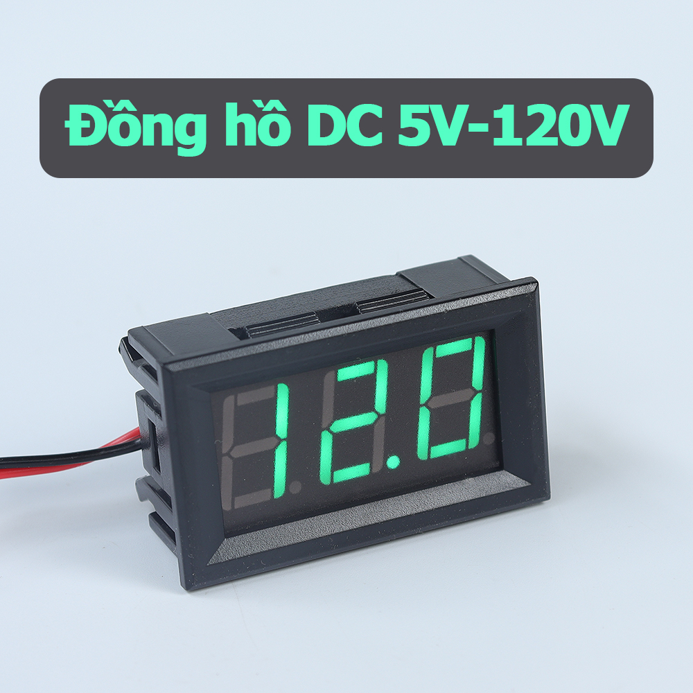 Đồng hồ đo điện áp một chiều dc 5v - 120v