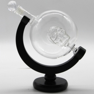 Pxing-Bán Buôn 850Ml Hình Độc Đáo Cao Borosilicate Glass Whiskey  Decanter Setxiu52-d