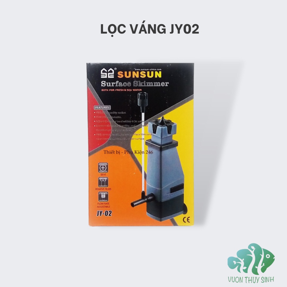 Máy lọc váng Sunsun JY02 - phụ kiện thủy sinh cá tép cảnh
