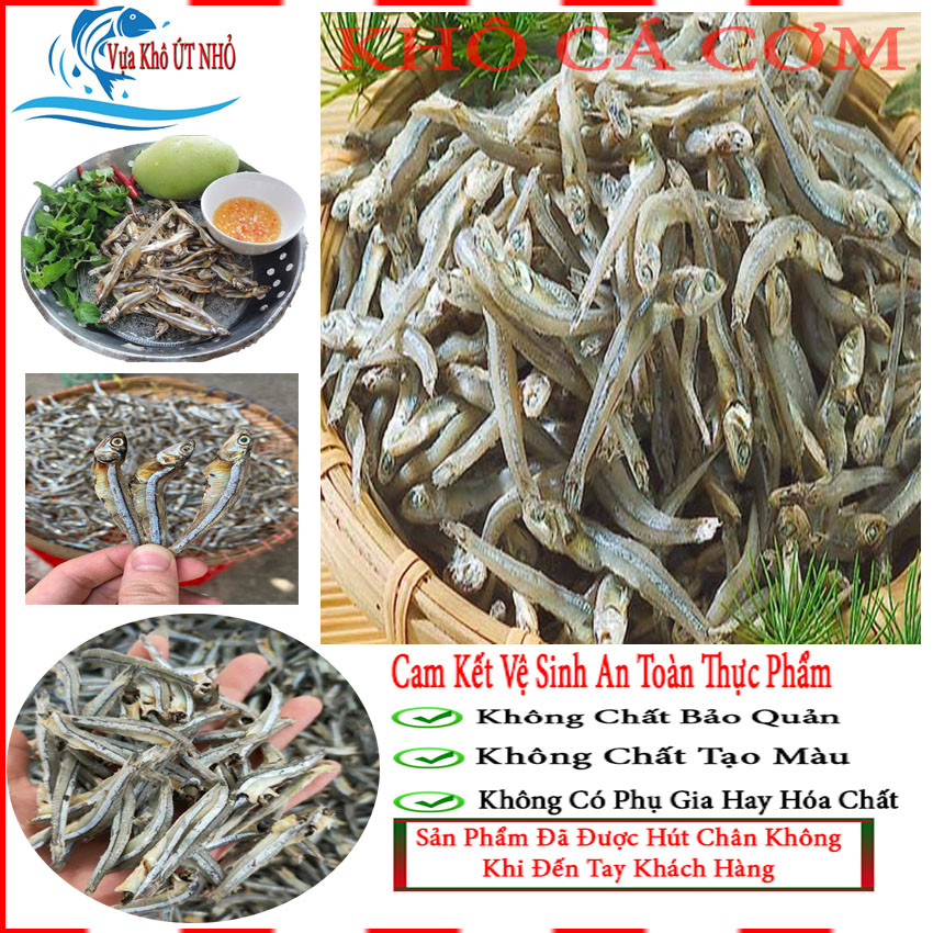Cá cơm mờm khô cá cơm khô đặc sản Nha Trang đóng túi hút chân không 1000gram Uy Tín Chất Lượng Tại Vựa Khô ÚT NHỎ.