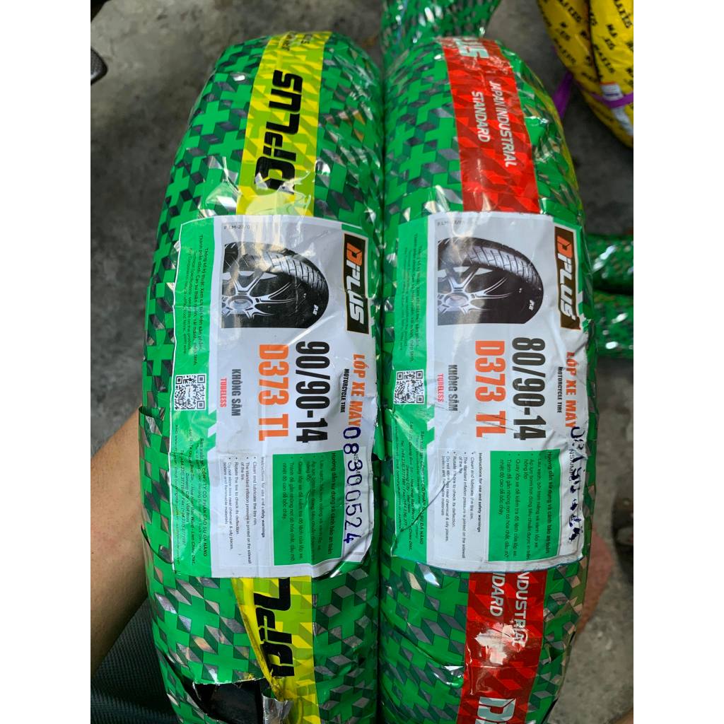 Dplus 80/90-14 Scooter Tire with Air Blade Front Cover, Honda Vision, Honda Click Giá 387,000 Đồng*Miễn phí vận chuyển