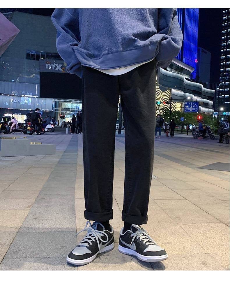 Quần Baggy Jean đen, quần bò đen,quần baggy Đen Nam hottrend 2021