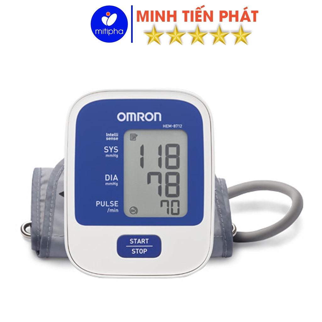 Máy đo huyết áp omron hem-8712, đo huyết áp tự động