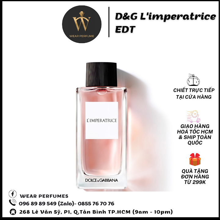 Nước hoa nữ d&g l'imperatrice edt - tươi mát, nữ tính, dễ thương