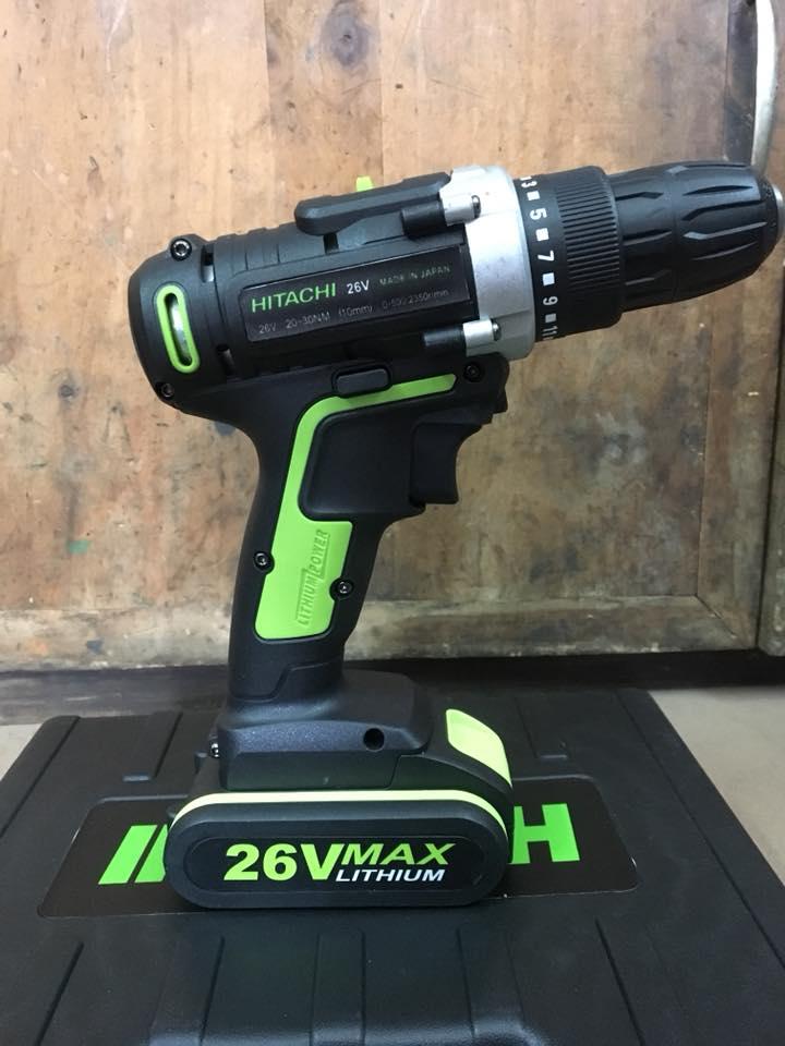 Máy khoan pin - máy bắn vít đa năng hitachi 26v 1pin