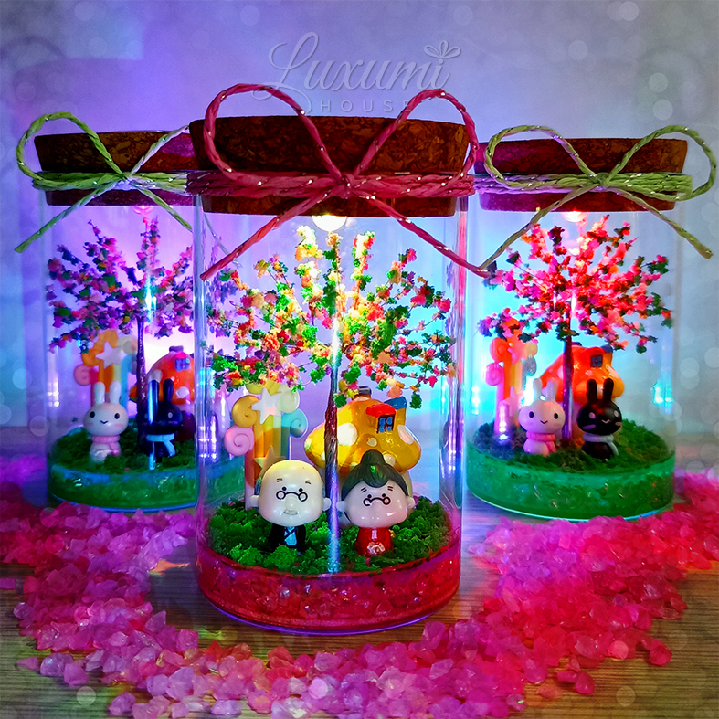 Quà lưu niệm - Quà tặng sinh nhật - Lọ thủy tinh trang trí Ông Bà Hạnh Phúc - Quà tặng handmade - Quà tặng độc đáo -Quà tặng Valentine - Quà tặng người yêu - Quà tặng bạn gái - Quà tặng cute