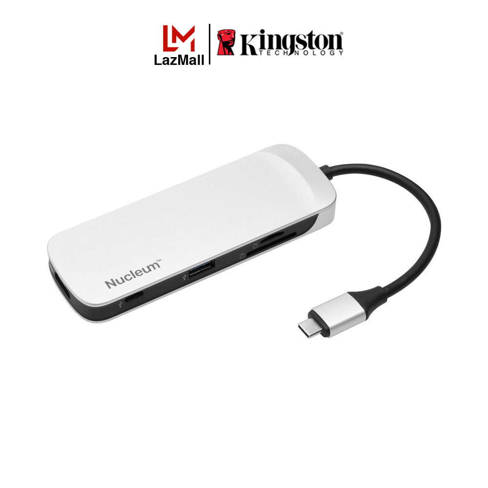 Bộ chia USB Type-C Kingston Nucleum 7-in-1 ra HDMI - USB 3.0 - USB Type-C - CardReader (C-HUBC1-SR-EN)