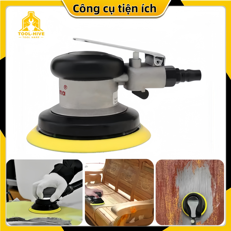 Tool-Hive Máy Chà Nhám COOFARI - Kích Thước 6inch (150MM) & 5inch (125MM) - Chuyên Chà Xá