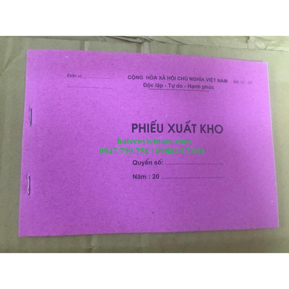 Phiếu xuất kho 1 liên a5 bãi bằng