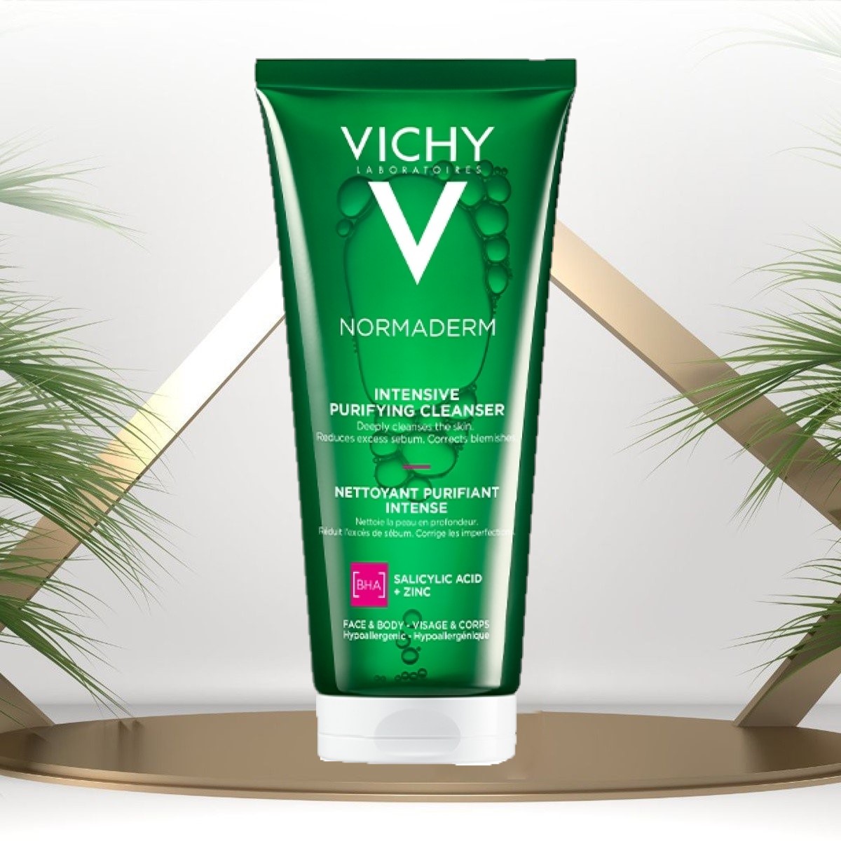 Sữa Rửa Mặt Vichy Normaderm Phytosolution 50ml Làm Sạch Sâu Da Dầu Mụn Vichy Normaderm Phytosolution Intensive Purifying Gel For Oily Skin 50ml