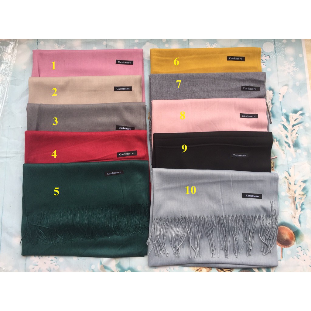 Khăn Quàng Cashmere Siêu Mềm Mịn Siêu Hot