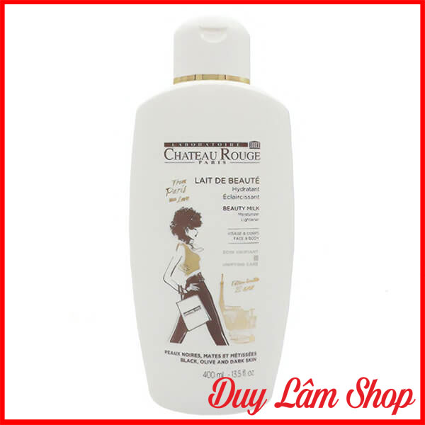 Dưỡng thể kích trắng da Chateau Rouge Paris Lait De Beaute