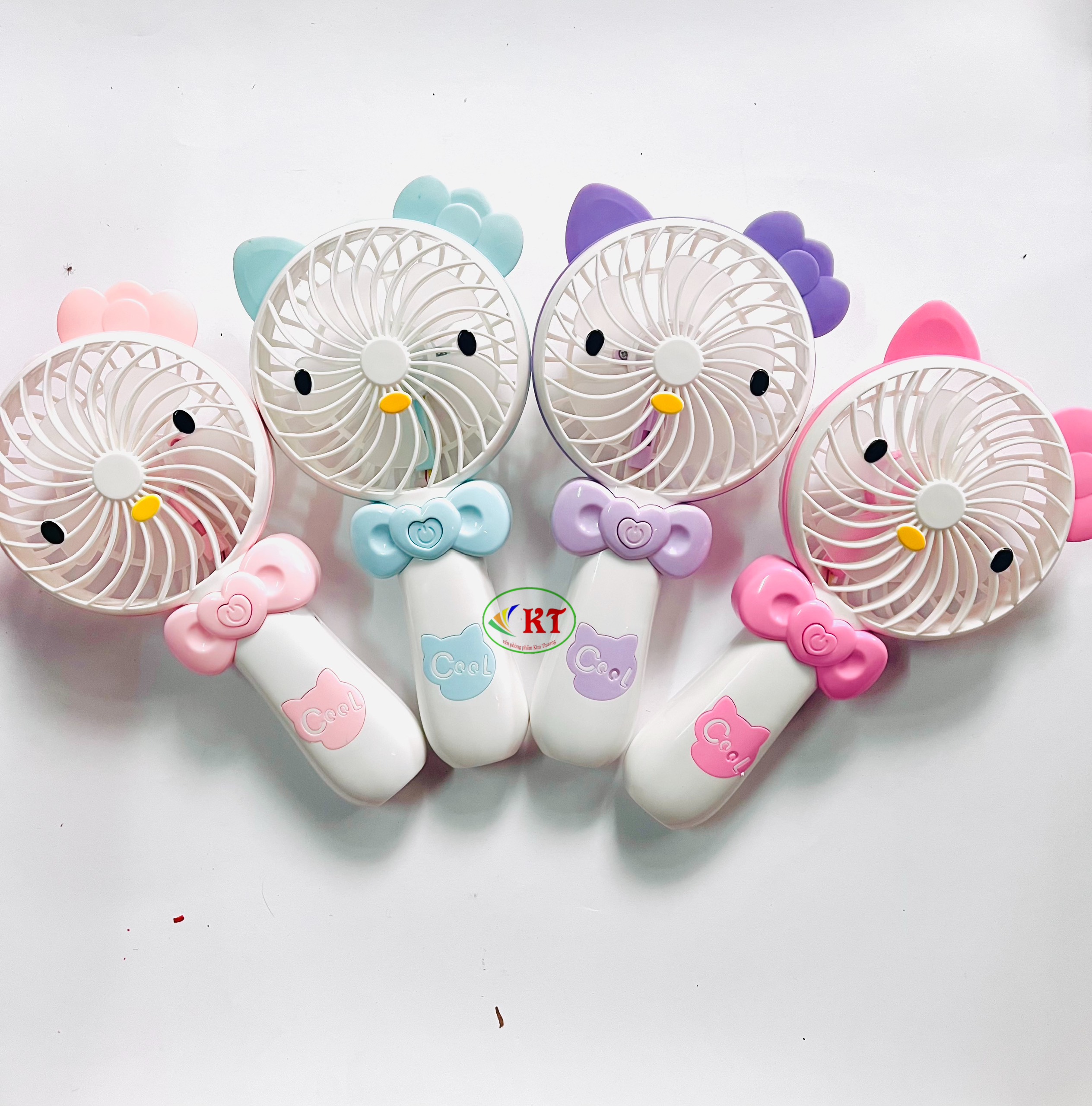 Quạt cầm tay hình Hello Kitty dễ thương