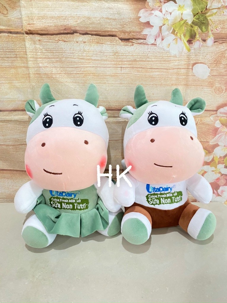 Thú bông bò sữa mini Vitadairy - giao ngẫu nhiên