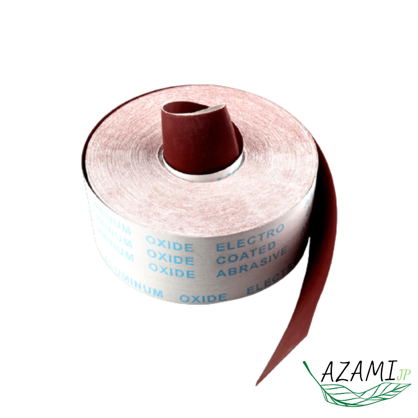 Nhám vải cuộn jb5 khổ 10cm, dài 45mét , ráp cuộn vải mềm jb5 nhiều độ hạt cát 150 - 180 - 240 - 320 giá 1 cuộn