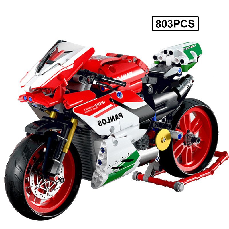 Đồ chơi lắp ráp mô hình technic xe moto ducati 1299 panigaler final edition 672001