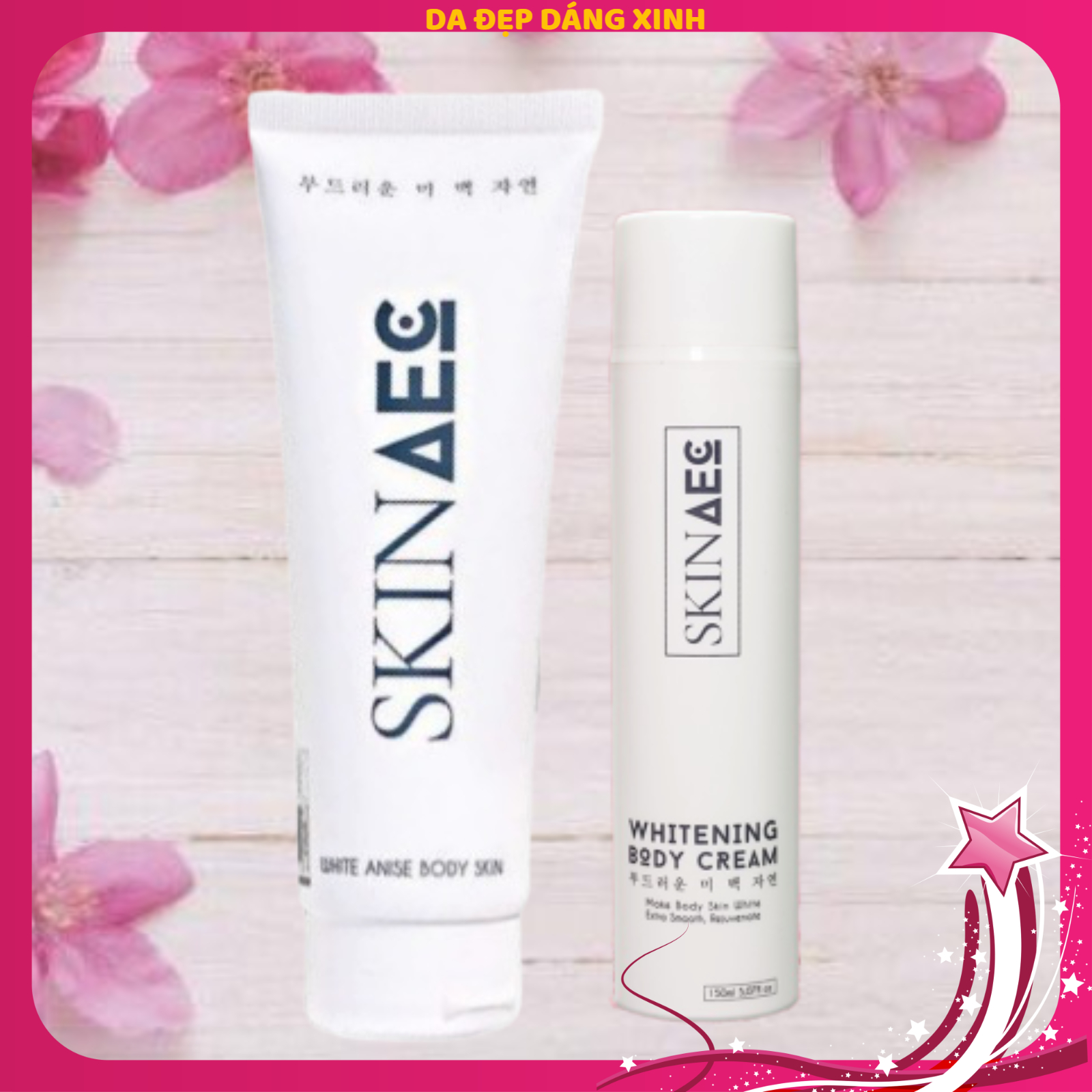 SKIN AEC -Bộ Đôi Kích Ủ - Dưỡng Khóa Trắng