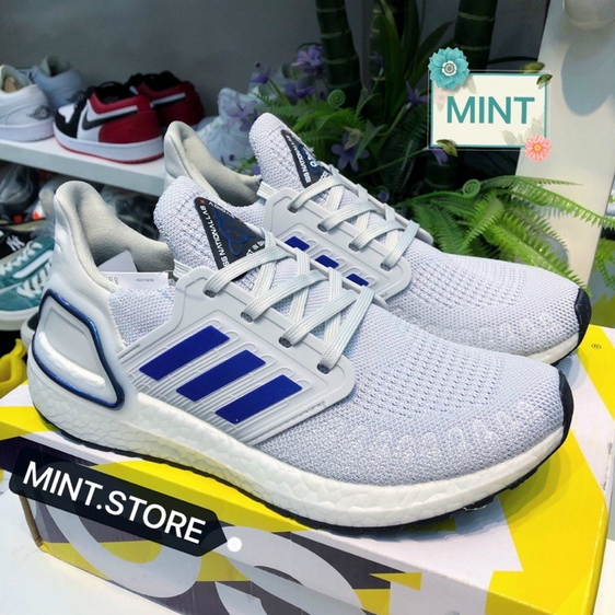 Giày thể thao sneaker ultra boost 6.0 xám xanh biển