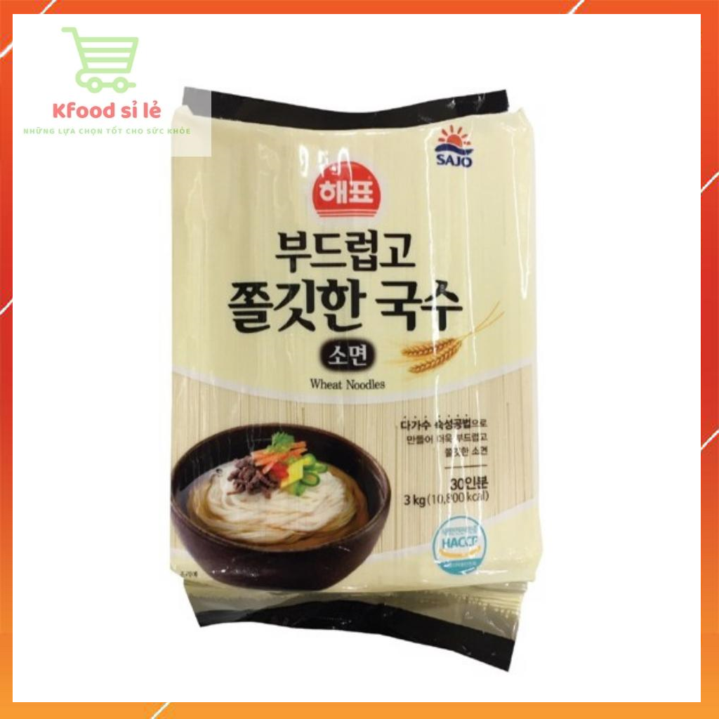 Mì lúa mạch hàn quốc sợi dai sajo 3kg