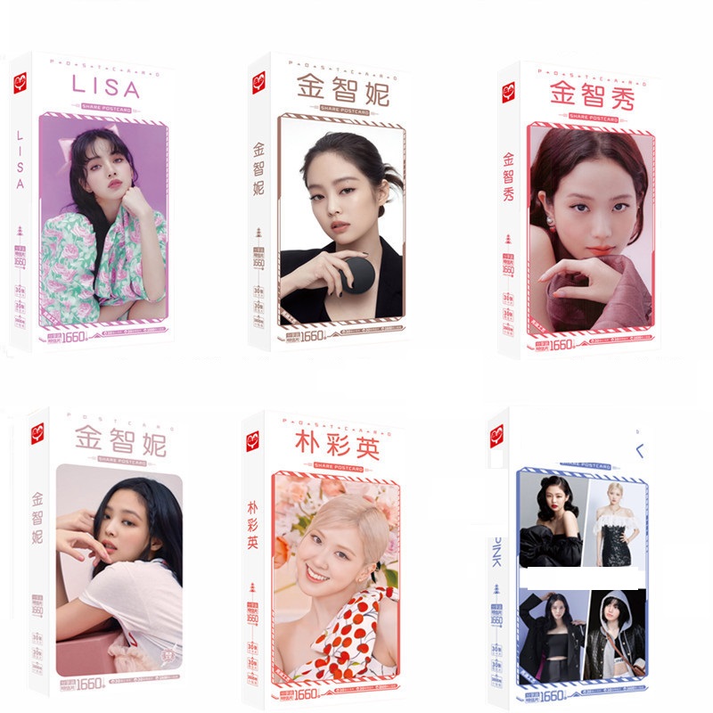 Postcard hộp ảnh Blackpink xinh xắn mẫu mới