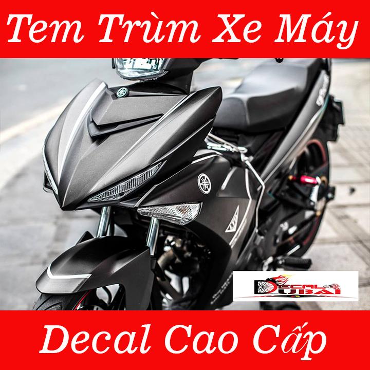 Tem Trùm Exciter 150 Đen Nhám Cao Cấp
