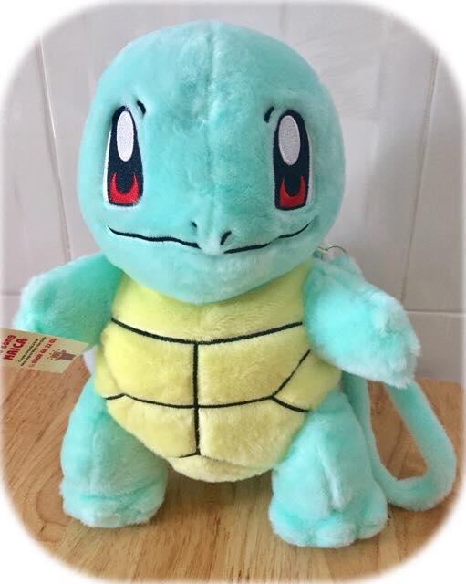 [HCM]Gấu bông Pokemon - Rùa kini/ Rùa Squirtle lông mịn có khóa kéo