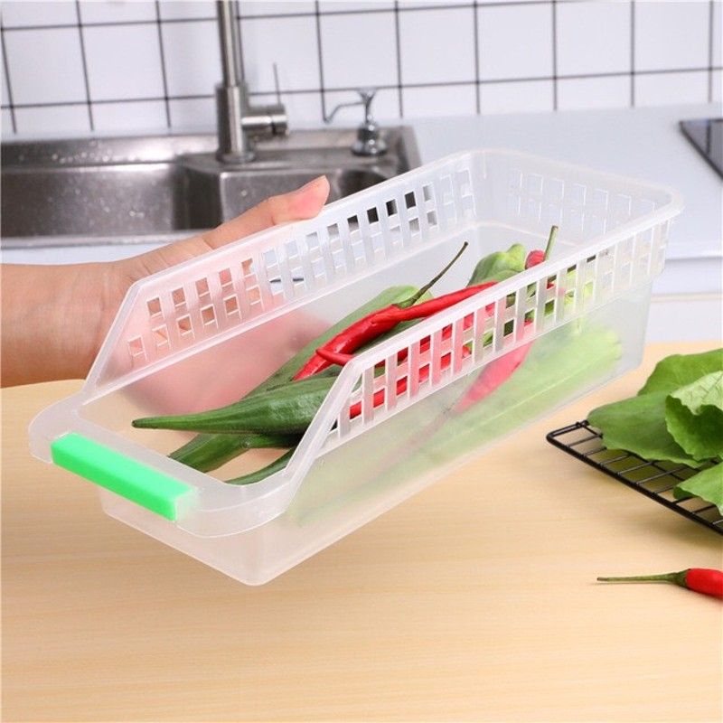 Khay nhựa đựng rau củ đồ dùng trong tủ lạnh, khay nhựa đựng thức phẩm, khay đựng đồ đa năng