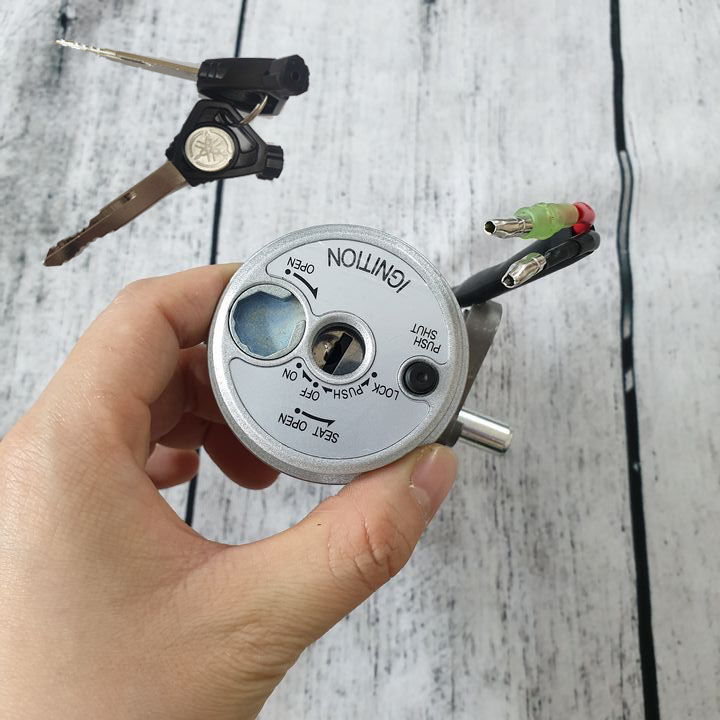 [ KHÔNG ĐỒNG SHIP] Ổ khóa xe EXCITER 150 - bộ khóa chống trộm với 6 cạnh với 4 ổ bi và một rãnh đặc biệt bên trong., đồ phụ tùng xe máy giá rẻ