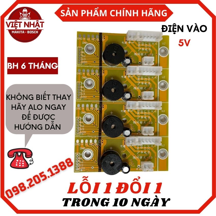 Mạch điều khiển máy cân bằng laze 5 tia xanh - Linh kiện sửa chữa máy cân mực. Nhận sửa máy cân mực sdt 098.205.1388