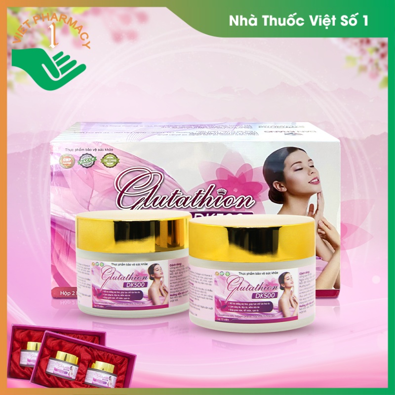 Viên uống dưỡng trắng da, chống lão hóa Glutathion DK500