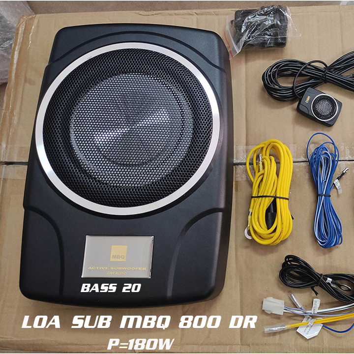 LOA SUB SIÊU TRẦM GẦM GHẾ Ô TÔ MBQ 800 DR