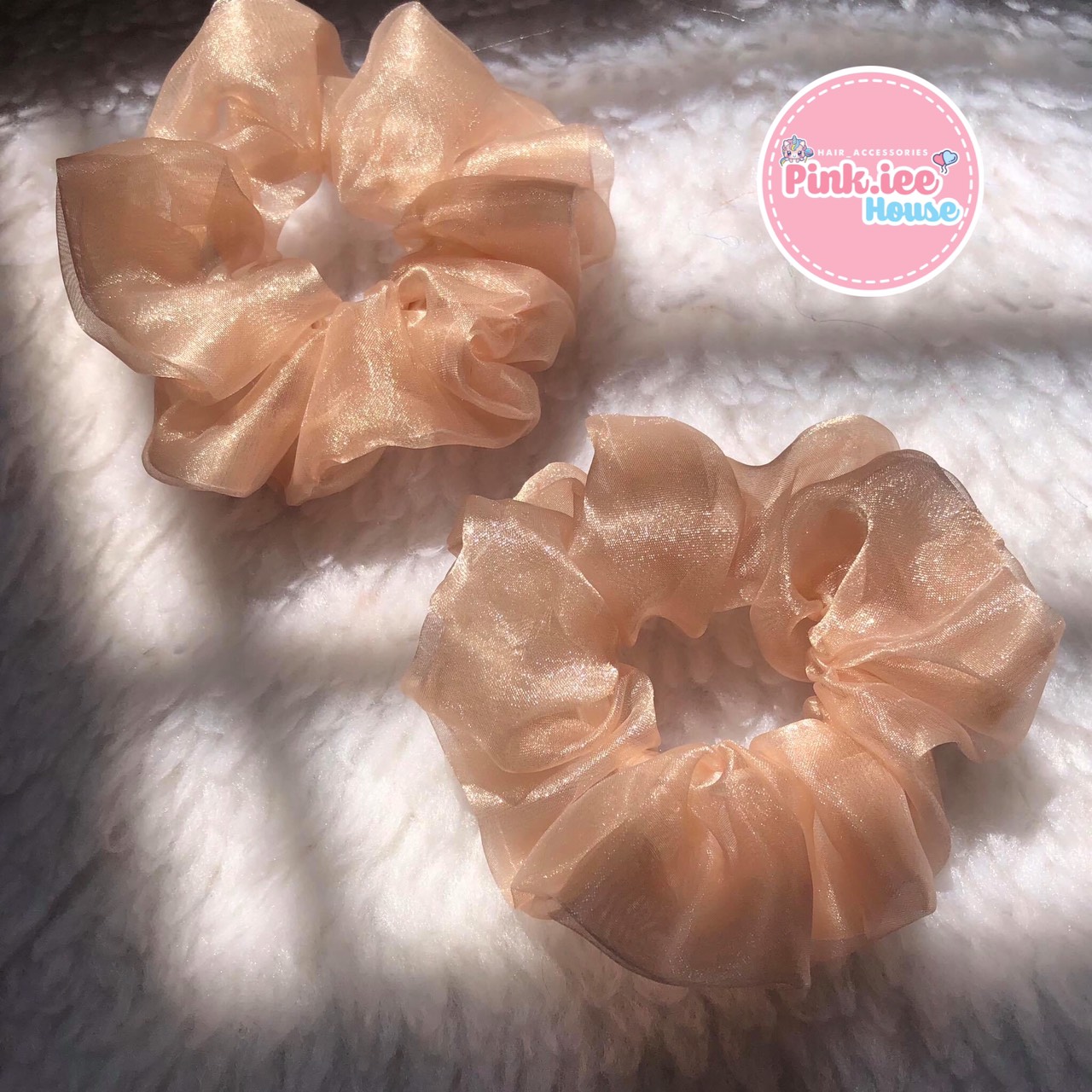 Scrunchies von kính màu mới - cột tóc hottrend