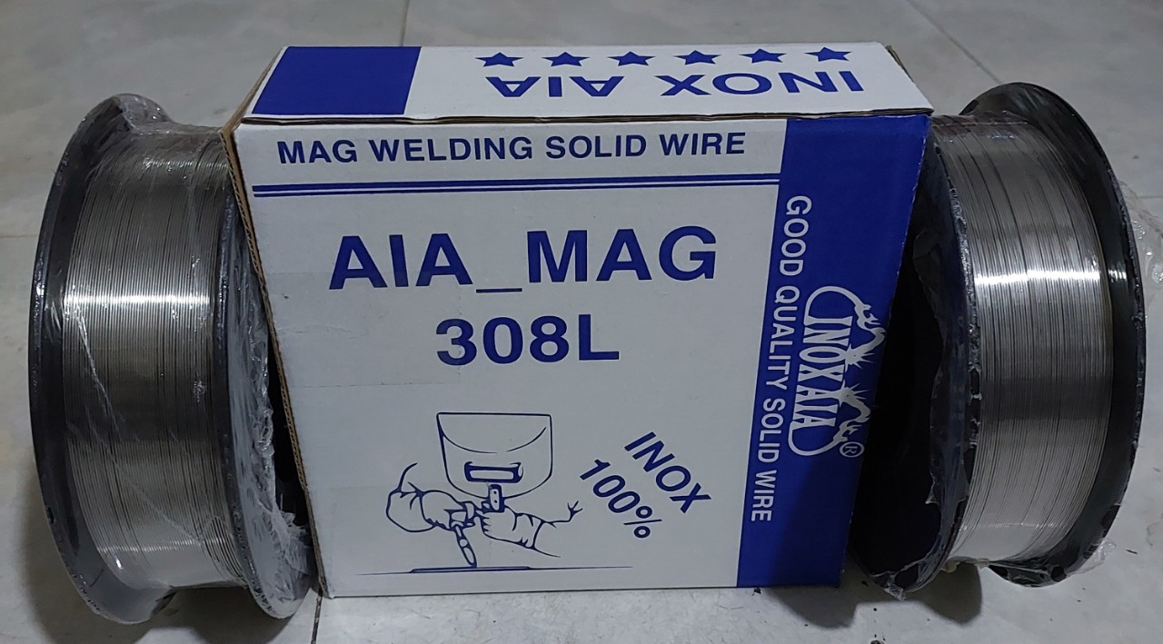 Cuộn dây hàn mig INOX 304/308 5kg có dùng khí.