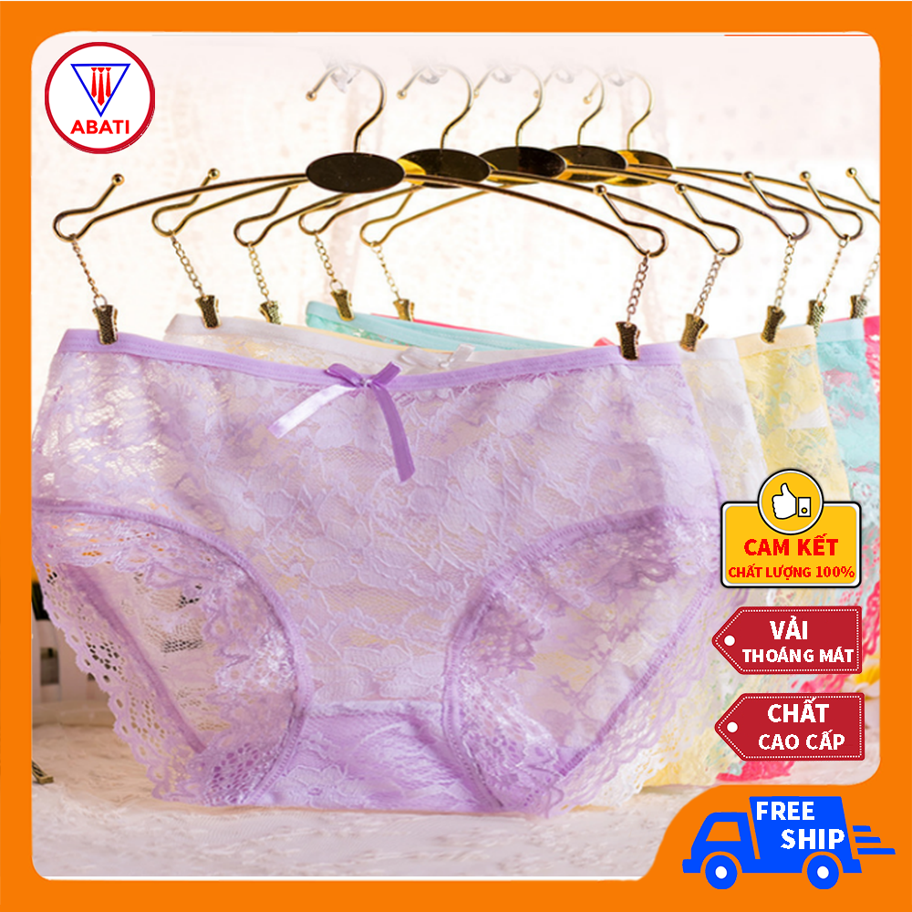 Combo 5 quần lót ren thoáng mát thoả mái rẻ đẹp - quần lót ren rẻ đẹp - quần lót nữ - quần lót nhiều màu - quần lót mềm mịn - quần lót cao cấp - quần lót rẻ đẹp kingsport